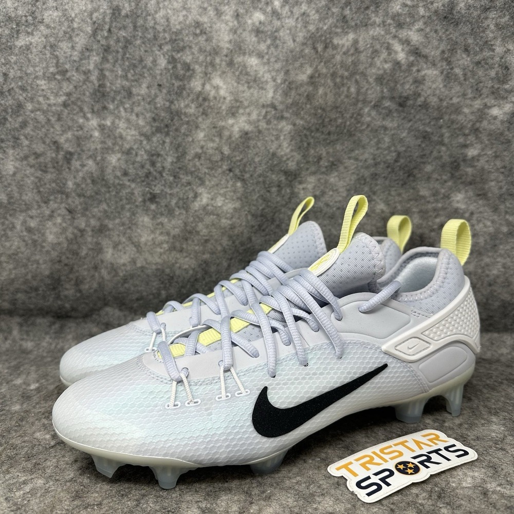 Nike Huarache 9 Elite Lacrosse Cleats Mens Size 9 Football Grey LAX FV6147-001